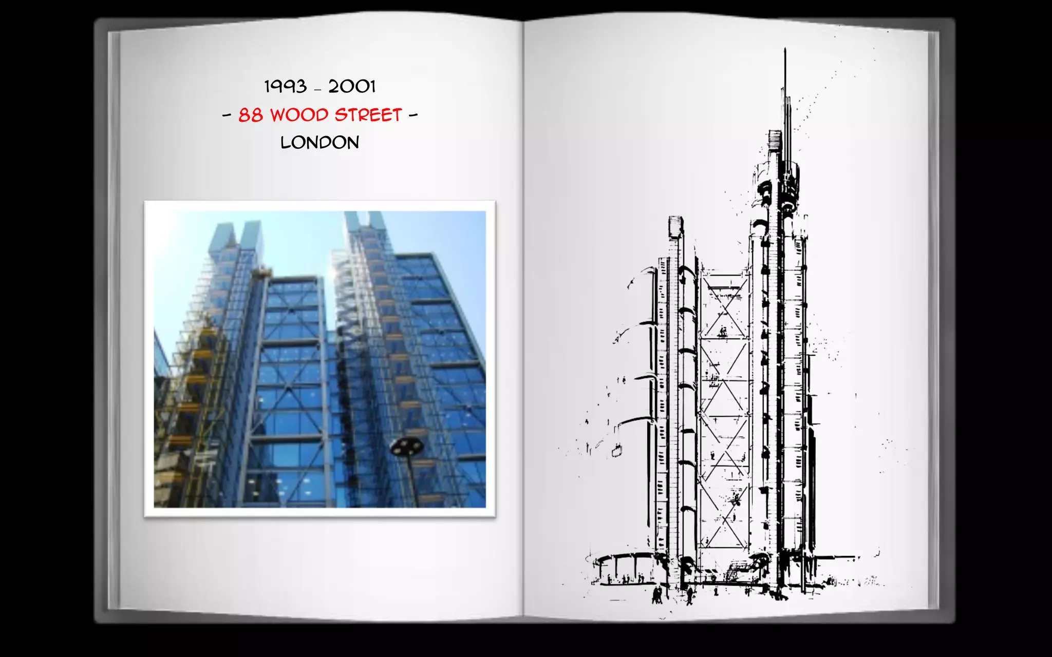 1993 – 2001
- 88 Wood Street -
London
 