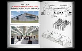 1974 - 1978
- Sainsbury Centre for Visual Arts -
University of East Anglia, Norwich, UK
 