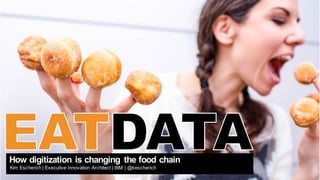 1
How digitization is changing the food chain
Kim Escherich | Executive Innovation Architect | IBM | @kescherich
 