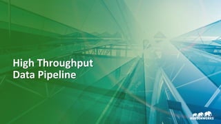 14 © Hortonworks Inc. 2011–2018. All rights reserved
High Throughput
Data Pipeline
 