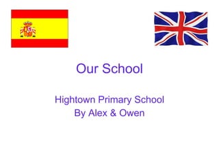 Our School Hightown Primary School By Alex & Owen 