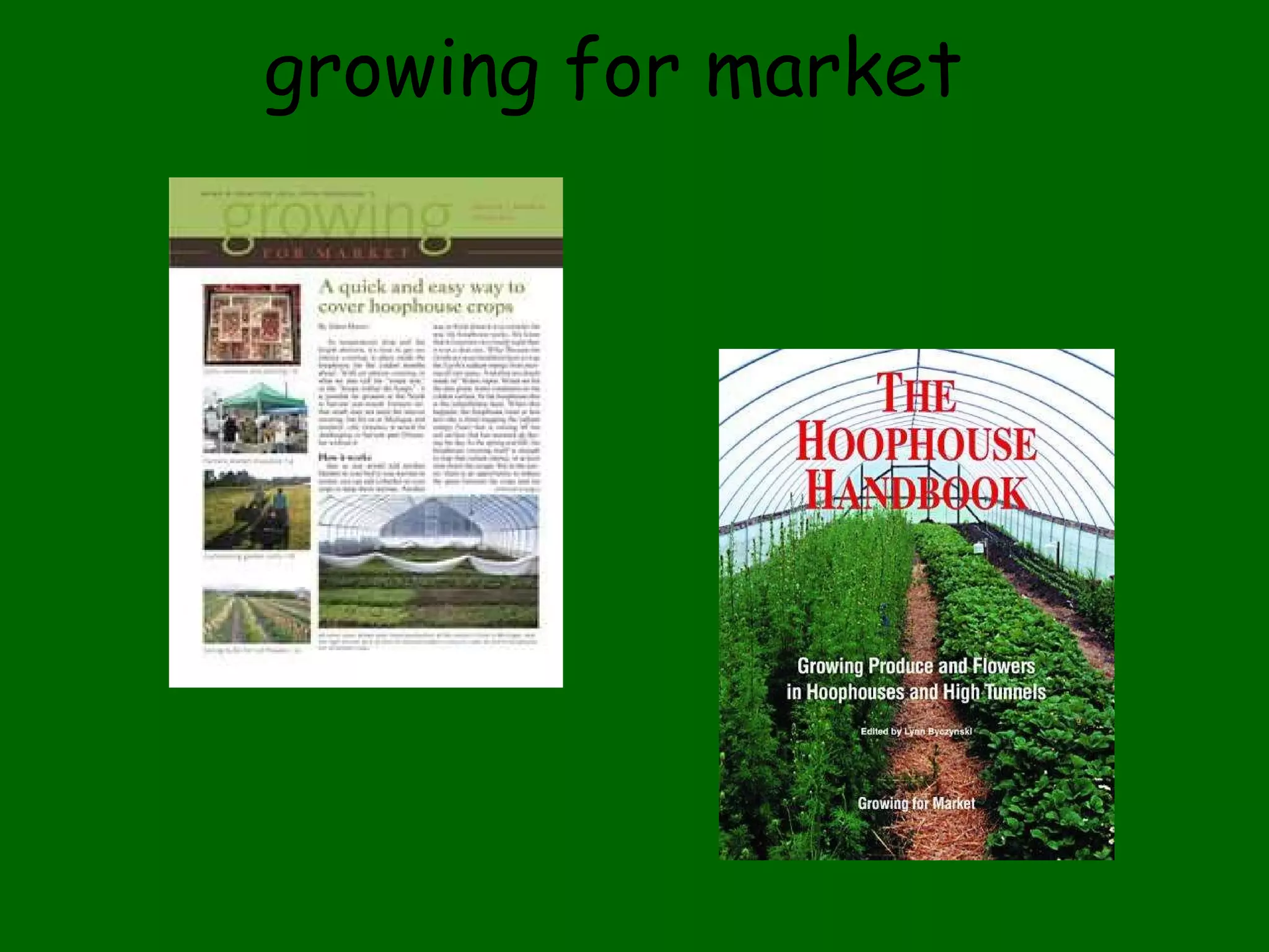 growing for market 