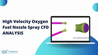 High Velocity Oxygen
Fuel Nozzle Spray CFD
ANALYSIS
 