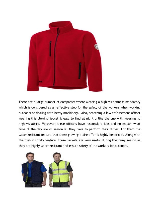 Importance of Wearing A High Visibility Jacket