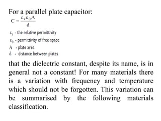 Comprehensive Overview of Electrical Properties and Breakdown ...