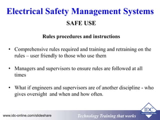 High Voltage Electrical Compliance and Safety Operating Procedures | PPTX