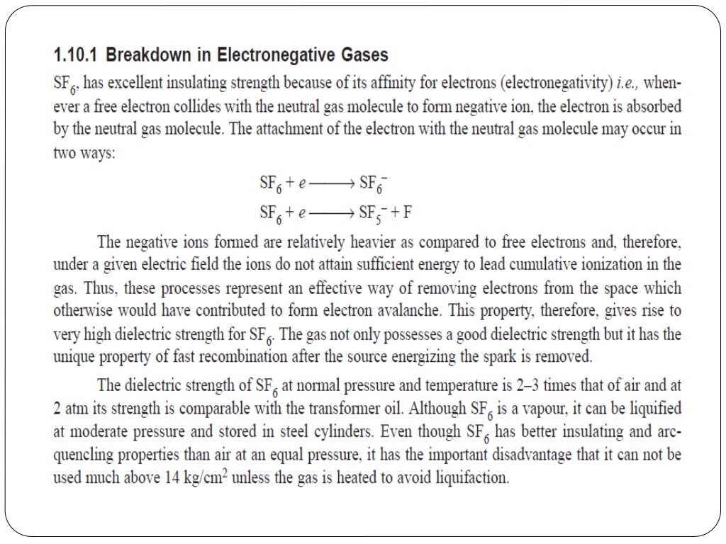 BREAKDOWN MECHANISM OF GASEOUS , VACUUM, LIQUID & SOLID DIELECTRICS