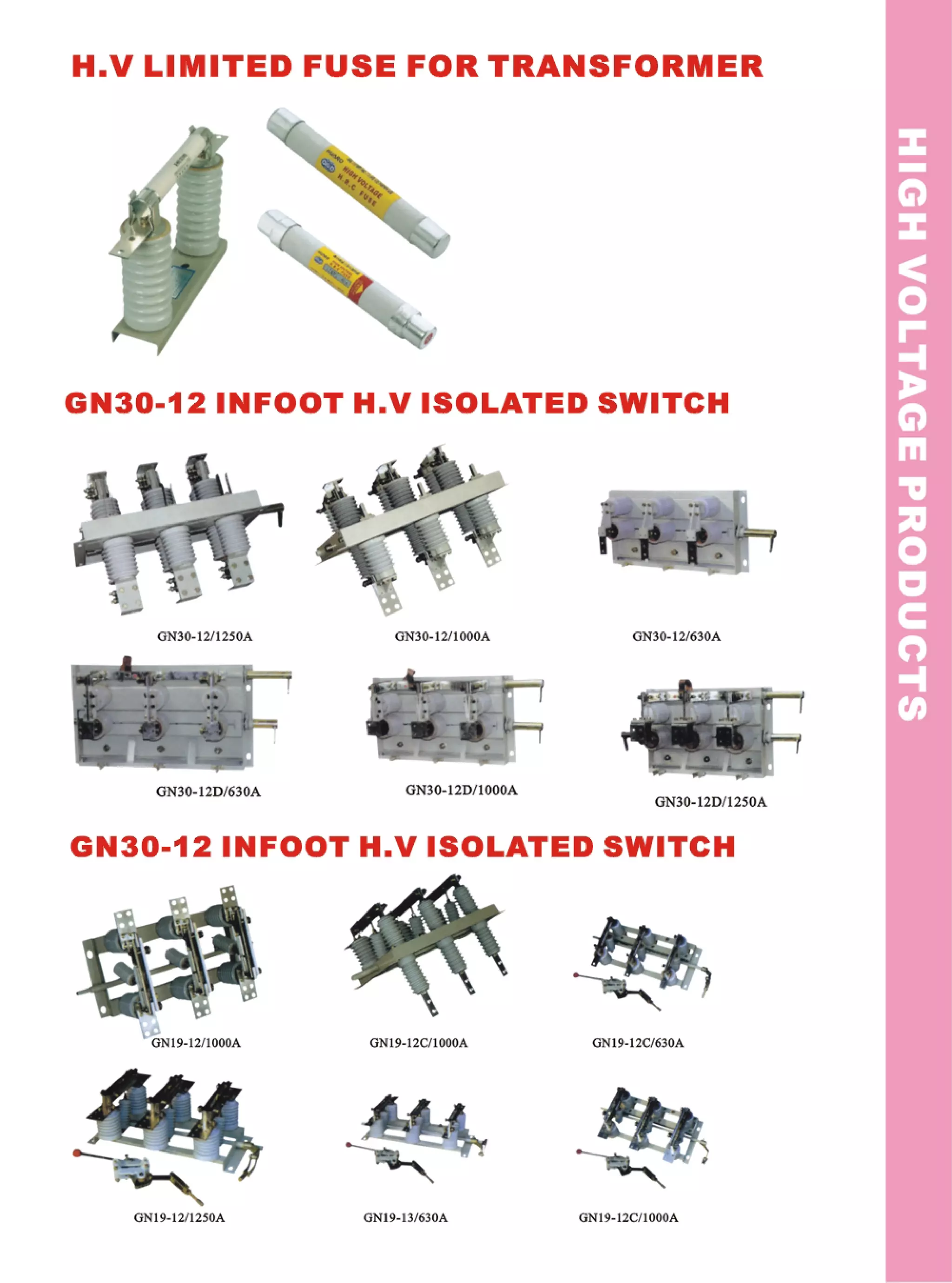 High voltage products | PDF