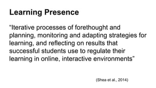 High vs. Low Collaboration Courses: Impact on Learning Presence ...