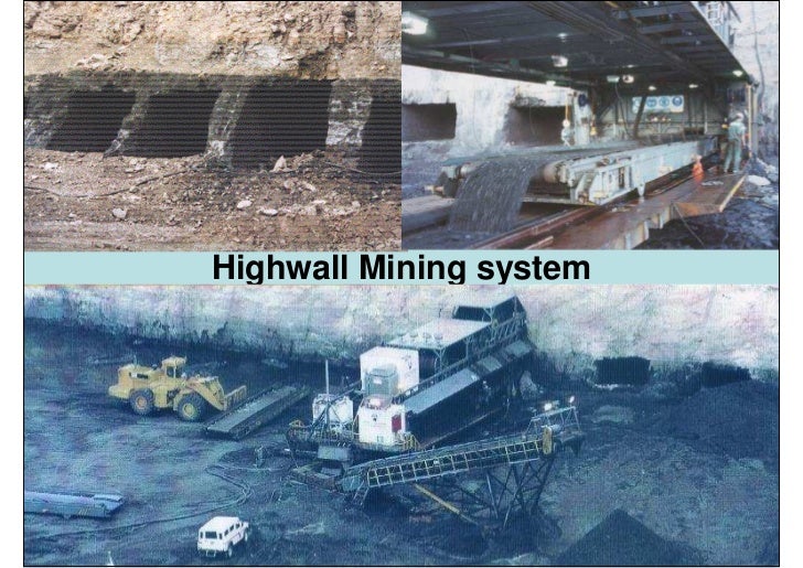 Highwall mining