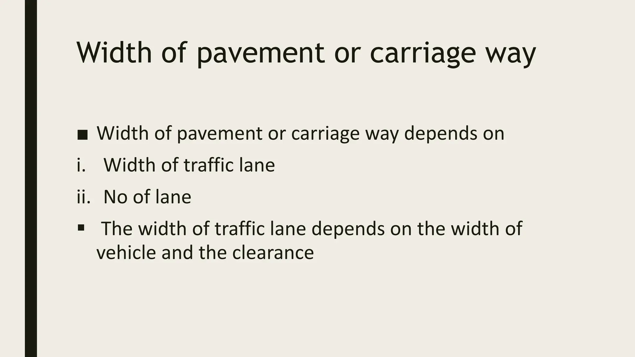 Introduction To Highway Cross Sectional Elements Pptx