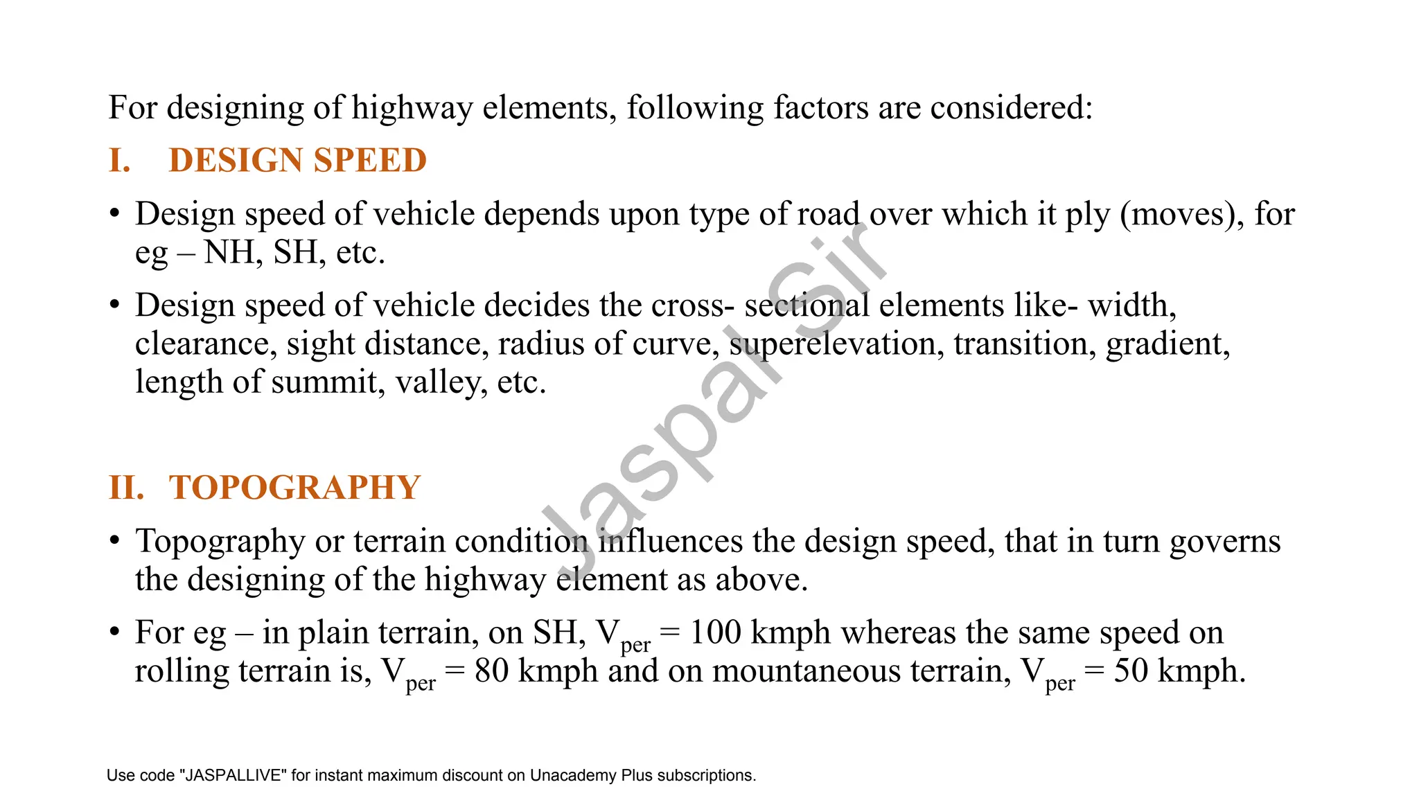Highway-Chapter-2 highway class note unacademy | PDF