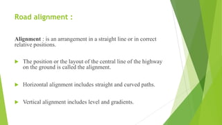 Highway engineering PPT | PPTX