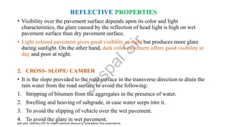 Pavement Reflection Classifications Highway Engineering notes by jaspal singh sir.pdf