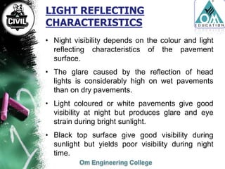 Pavement Reflection Classifications Highway geometric design | PDF