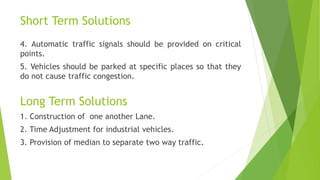 highway problems and their solutions | PPTX