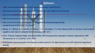 Highway Wind Turbine Electricity generation PPT. | PPTX