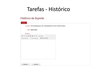 Tarefas - Histórico