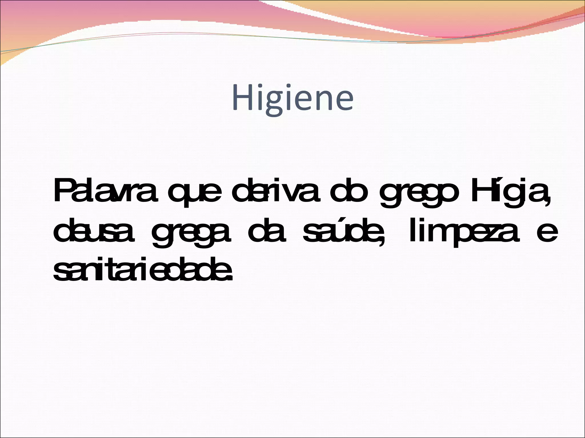 Higiene | PPT