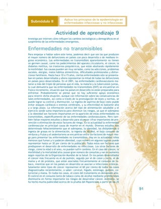 una persona con herida grande por machete en el antebrazo, con mucho
sangrado;
3) una persona con antecedentes de infarto al miocardio;
4) una persona con crisis nerviosa intensa por la presencia de un ciclón;
 