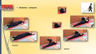  Dinámico - variación
inspirar
espirar
 