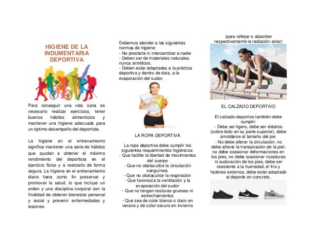 Higiene de la indumentaria deportiva