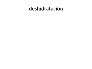 deshidratación 