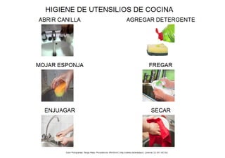 Higiene de utensilios de cocina