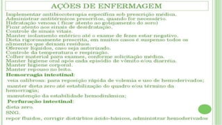 Cuidados do Tec. de Enfermagem. 
 
