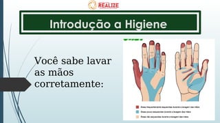 Introdução a Higiene
Você sabe lavar
as mãos
corretamente:
 
