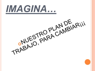 IMAGINA…
 
