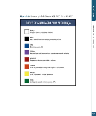 MAPA
DE
RISCOS
AMBIENTAIS
127
CAPÍTULO
6
Figura 6.5 - Resumo geral da Norma NBR 7195 de 31.07.1995
 