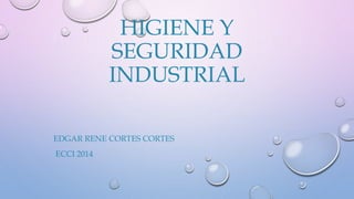 HIGIENE Y 
SEGURIDAD 
INDUSTRIAL 
EDGAR RENE CORTES CORTES 
ECCI 2014 
 