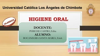 Universidad Católica Los Ángeles de Chimbote
DOCENTE:
PERICHE CASTRO, Edita
ALUMNO:
BOCANEGRA SANTA MARIA, Erick
 