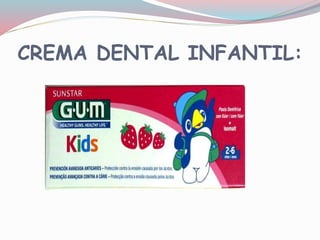 CREMA DENTAL INFANTIL:
 