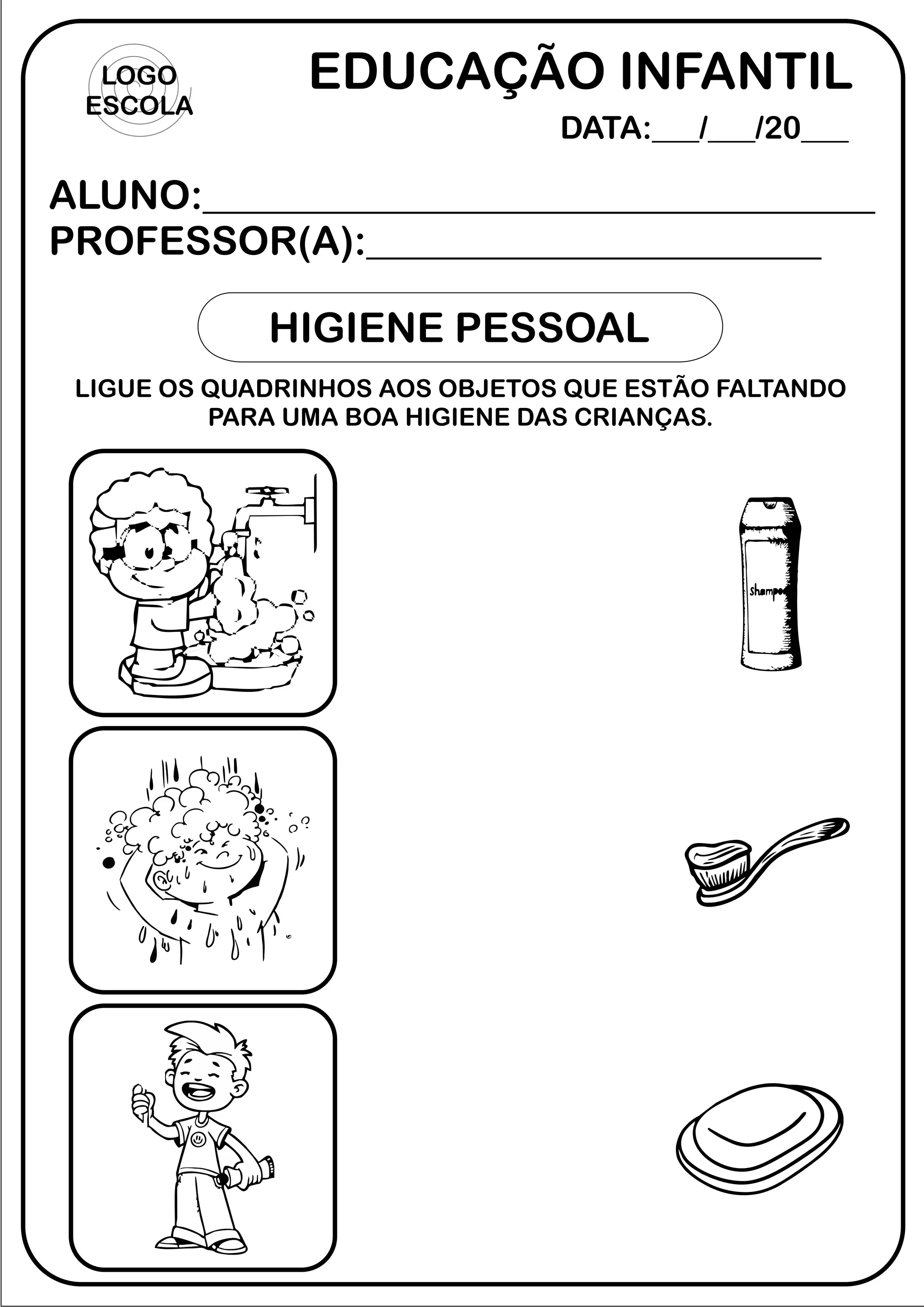 Higiene pessoal- ATIVIDADE LÚDICA VARIADA | PDF