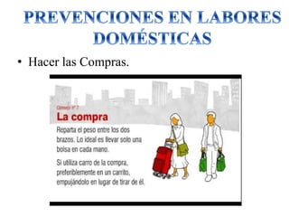 • Hacer las Compras.
 