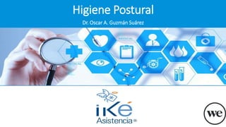 TEMA TEMA TEMA
Higiene Postural
Dr. Oscar A. Guzmán Suárez
 