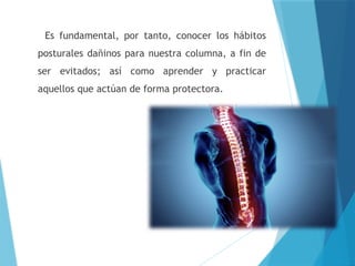 Guía Completa de Higiene Postural para Cuidar la Columna Vertebral | PPTX