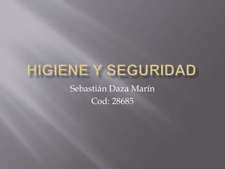 Sebastián Daza Marín 
Cod: 28685 
 