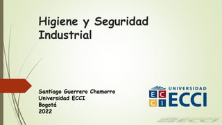 Higiene y Seguridad
Industrial
Santiago Guerrero Chamorro
Universidad ECCI
Bogotá
2022
 