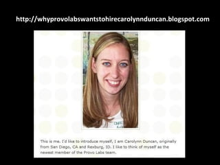 http://whyprovolabswantstohirecarolynnduncan.blogspot.com