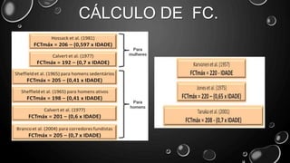 CÁLCULO DE FC.
 