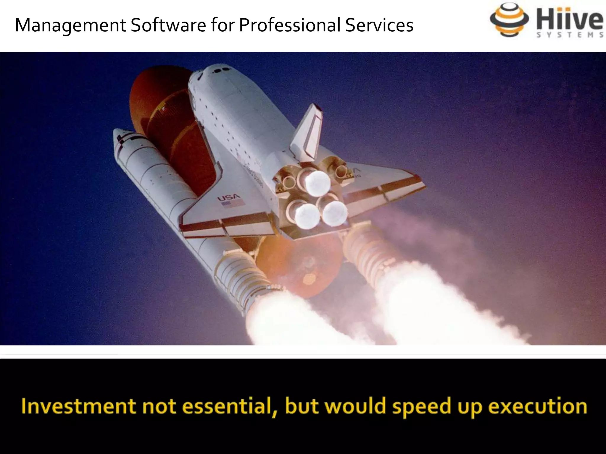 Competitors: ‘generalists’ that don’t integrate