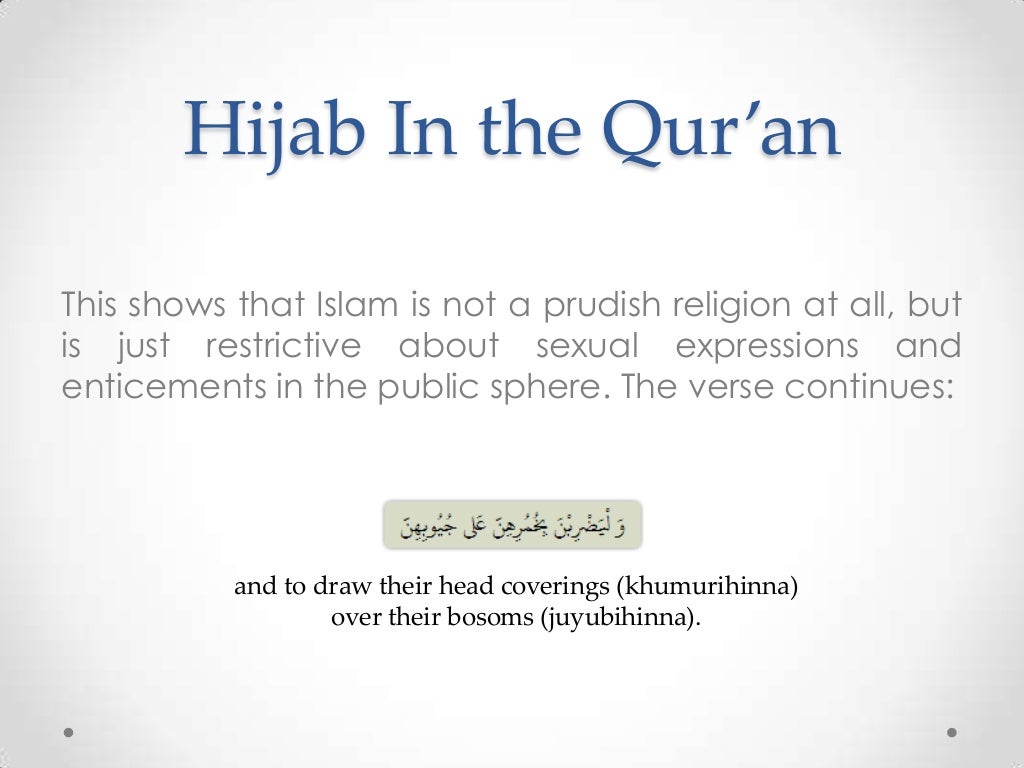 Hijab in the qur’an