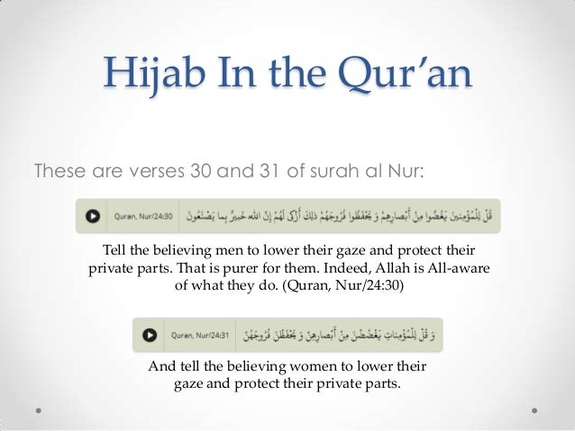 hijab on quran