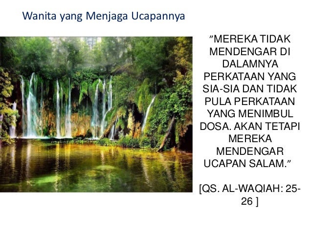 Wanita yang dirindukan Surga