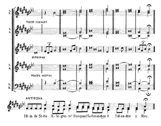 '..:J
ANTfFONA t:"I
~~f~~~cMT~
Hi·ja de Si·ón A· le.gra. te' Porqu~eJSe-ñores.f~ntí Sal·ya·dar y Rey.
 