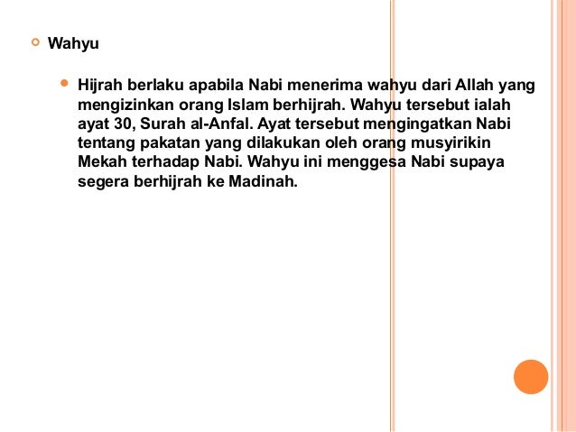 HIJRAH NABI MUHAMMAD SAW KE MADINAH