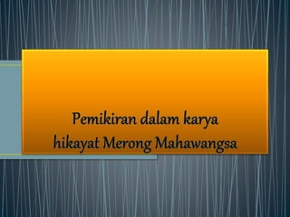 Merong Hikayat merong-mahawangsa | PPTX